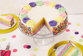 10-inch Rainbow Cake Deliverd To Your Door