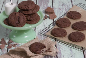 Double Fudge Chocolate Cookies