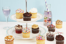 Mini Assorted Cupcake Sampler Delivered To Alaska